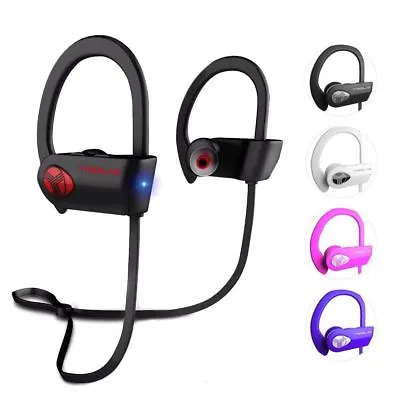 TREBLAB XR500 Bluetooth Headphones Best Wireless Sports Earbuds IPX7 Waterproof • $29.97