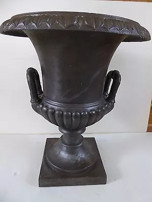 Antique - Victorian - Cast Iron Garden Urn / Planter - 20  High • $1599