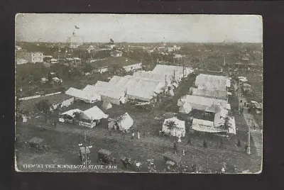 St Paul Minnesota MN C1907 State Fair Grounds Tents Buildings & Area Businesses • $6.98