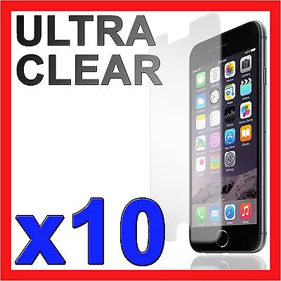 10x Ultra Clear LCD Screen Protector Film For Apple IPhone 6 6S 4.7  6 Plus 5.5  • $1.95