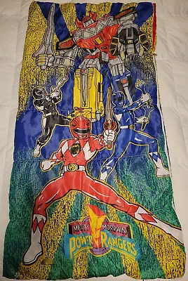 Vintage Mighty Morphin Power Rangers Sleeping Bag Saban 1994 53  • $40