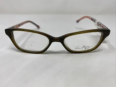 Vera Bradley Call Me Coral 47-16-135 Brown Full Rim Eyeglasses Frame II05 • $67