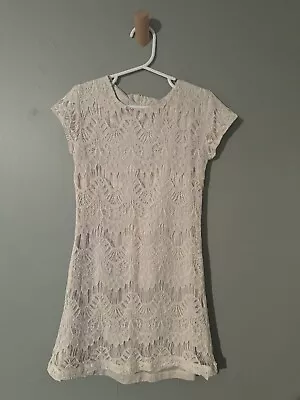 Joyfolie Mia Joy Ivory Lace Dress Size 6 Girls • $12