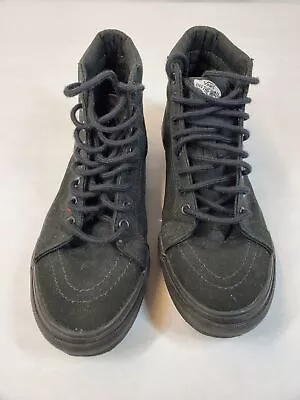 Vans Unisex Off The Wall 721277 Black Lace Up Skateboard Shoes Size M 6.5 W 8 • $15.99