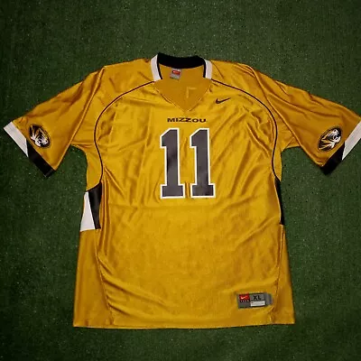 University Of Missouri Tigers Jersey Football Mizzou Adult (Mens XL) • $24.99