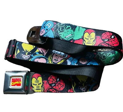 Marvel Comics Avengers Superhero Seatbelt Belt Wolverine X Men Ironman Thor Hulk • $39.99