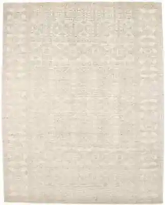 Large Geometric Modern Design 8X10 Oriental Rug Handmade High Low Relief Carpet • $760.46