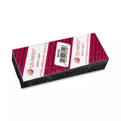 Quartet Felt Chalkboard Eraser - Black - Felt (804526) • $20.24