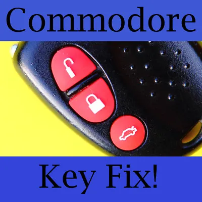 Holden Commodore Key Buttons VS VT VX VY VZ Red Set • $3.80