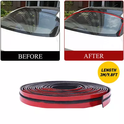 10FT 3M Car Window Doorge Seal Strip Rubber Weatherstrip Guard Moulding Trim • $9.59