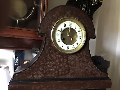 Rare Apprentice Made Large Napoleon Hat Mantel Clock Vintage 1935 • £85