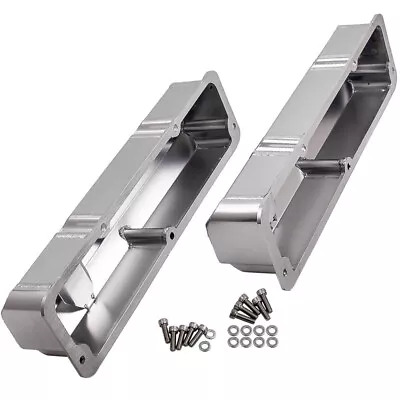 $97.69 • Buy Aluminum VALVE COVERS W/ Bolts FOR FORD BB FE 352 390 406 427 428 Pair 1957-1976