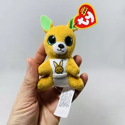 McDonald Ty Beanie Boos Kipper Kangaroo Plush Keyring Hangtag Mini Australia Toy • $20.99