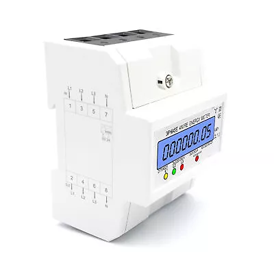 3 Phase 4 Wire Energy Meter LCD Backlight Display Digital Electric Meter U8H4 • $34.99