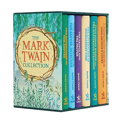 The Mark Twain Collection:Deluxe 6-Book Hardback Boxed Set Arcturus Collector's • $149.99