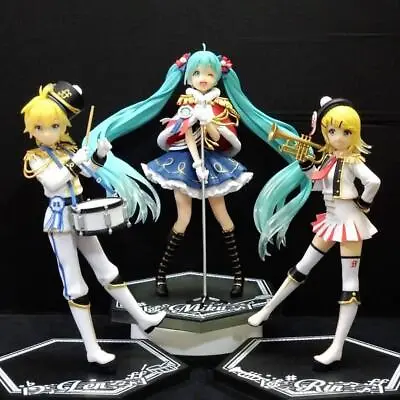 VOCALOID Hatsune Miku Figure Lot Of 3 Hatsune Miku Rin Len Winter Live   • $128.80