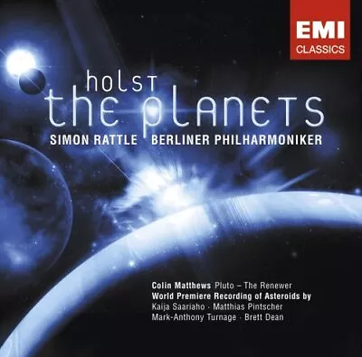 Holst: The Planets; Matthews: Pluto; Four 'Asteroids' -  CD EKVG The Cheap Fast • £4.62