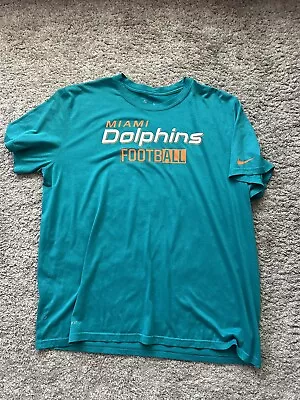 Miami Dolphins Nike T Shirt 2XL • $10