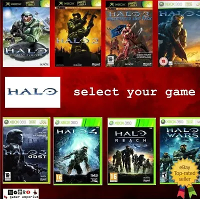 Xbox 360 / One - Halo Games BUNDLE - 1 2 3 ODST 4 Reach Wars - Select Your Game • £4.25