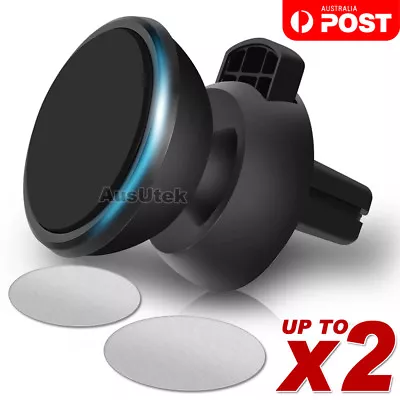 Universal Magnetic Air Vent Car Mount Holder IPhone 14 XS MAX Samsung S24+ GPS • $10.95