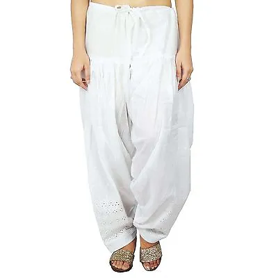 Solid Cotton  Adjustable Bottom Salwar Wear Ethnic Indian Women Clothing • $37.39