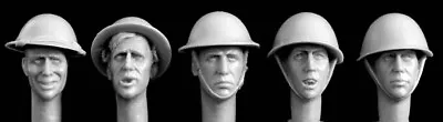 Hornet Heads - 5 Heads Wearing British Helmets MKII And MKIII - HBH/3 • £9.50