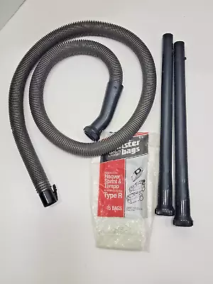 $32 • Buy Hoover Spirit Canister Vacuum Parts - Non Electric Hose, 2 Extension Wands, Bag