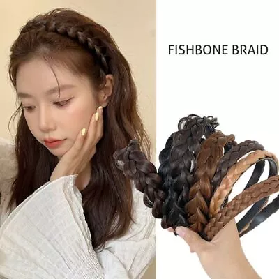 Thickened Hair Hoop Non-slip Wig Hairband New Wig Braid Headband  Women • £2.88