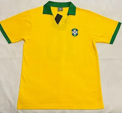 $600 • Buy Pele Autographed Brazil Jersey  + Coa