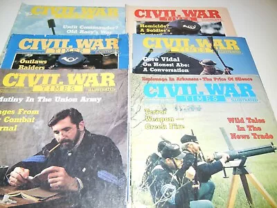 Civil War Times Illustrated Magazine From 1985 6 Issues • $5