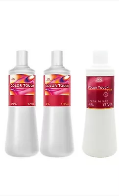 Wella Color Touch Peroxide Developer 1000ml- Fast Delivery • £12.99