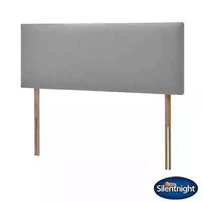 Silentnight Bexley Grey Fabric Headboard In 5 Sizes • £96.99