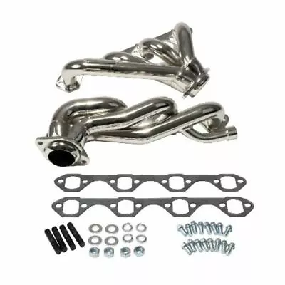 1987-1995 Fit Ford F150 351 1-5/8 SHORTY HEADERS (CHROME) • $448.46