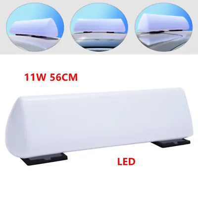 $41.80 • Buy 11W 56CM LED Blank Taxi Sign Roof Top Topper DIY Car Light Cab Advertising Lamp