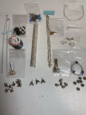 Lot Of 18 Packets Of Jewelry Making Items • $8