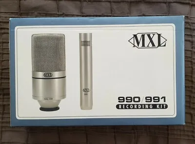 MXL 990/991 Studio Recording Microphone  Kit For Vocals Instruments Podcast Vlog • $149.99