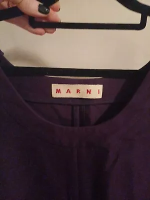 Gorgeous Aubergine Tunic Style Marni Dress Size 44 • $11.22