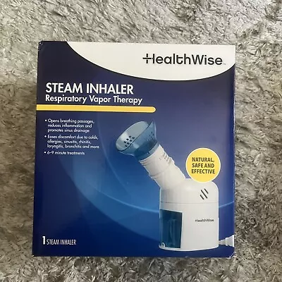 Healthwise Steam Inhaler Respirstory Vapor Therapy 59-525 • $30