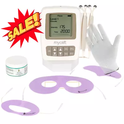 New 7e MyoLift Mini W/Microcurrent Gloves (Pr.) Lip Forehead Eye Bundle • $349