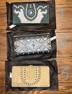 Montana West Wallet 3 Styles Available NWT 7.5X4” • $35