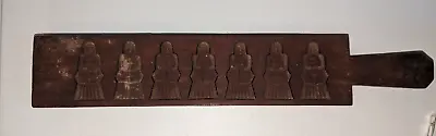 Antique Wooden Handmade 7 WOMAN Sugar Mold 18.5  LONG • $85