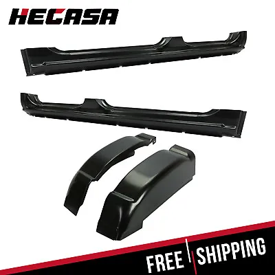 Rocker Panels & Cab Corners For 99-07 Silverado Sierra 1500 2500 3500 Crew Cab • $204.99