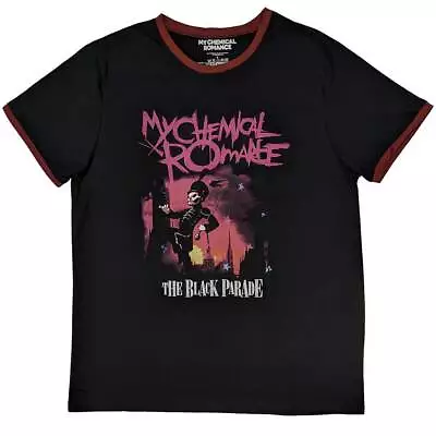 My Chemical Romance 'March' Black Ringer T Shirt - NEW • £15.49