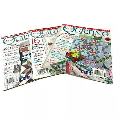 3 McCalls QUILTING Magazines The Best Of American Quilting 2015 • $12.70