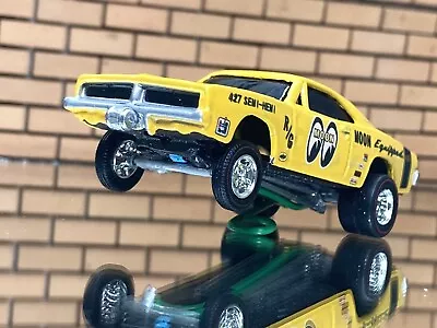 Maisto CUSTOM GASSER 69 Dodge Charger-MOONEYES-Chrome Rims-RR-EXTREMELY DETAILED • $24.99