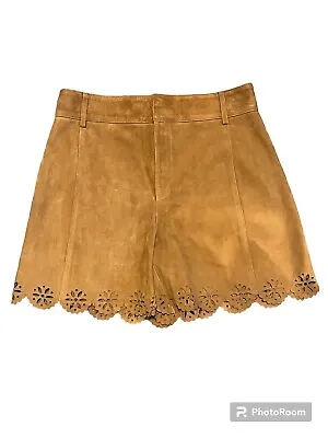 Zara Woman Goat Leather Shorts Size XS • $48