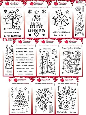 £5.10 • Buy Woodware Festive Clear Stamps - By Francoise Read - Creative Expression