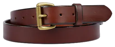 Brown Leather Belt With A Lifetime Warranty. Made In USA From Full Grain Leather • $48