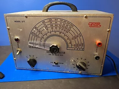 Vintage EICO Model 377 Audio Generator Sine And Square Wave  • $49.99