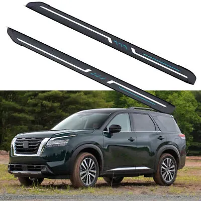 Fits For Nissan Pathfinder 2022+ Running Board Side Step Nerf Bar Stairs 2PCS • $573.71